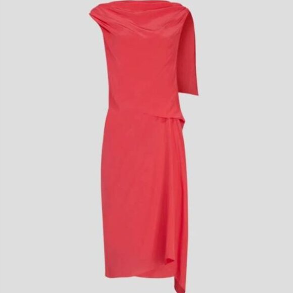 AllSaints 100% Silk Size 6 Dress *Brand New With Tags* - Picture 3 of 9
